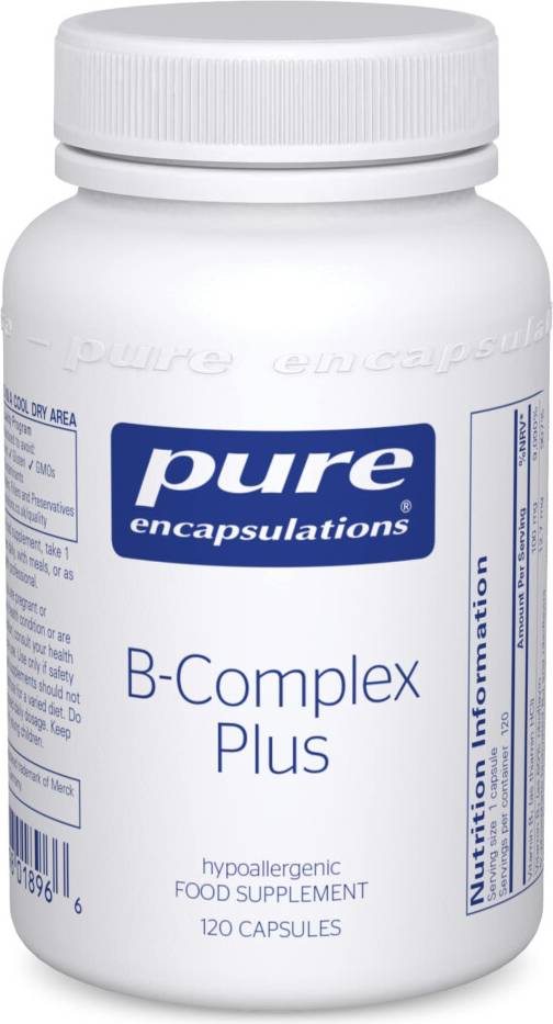 Pure Encapsulations Vitamin B-Complex Plus Formula Active Folate