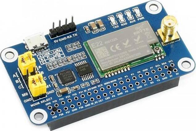 SX1268 LoRa HAT Raspberry Pi 433 MHz