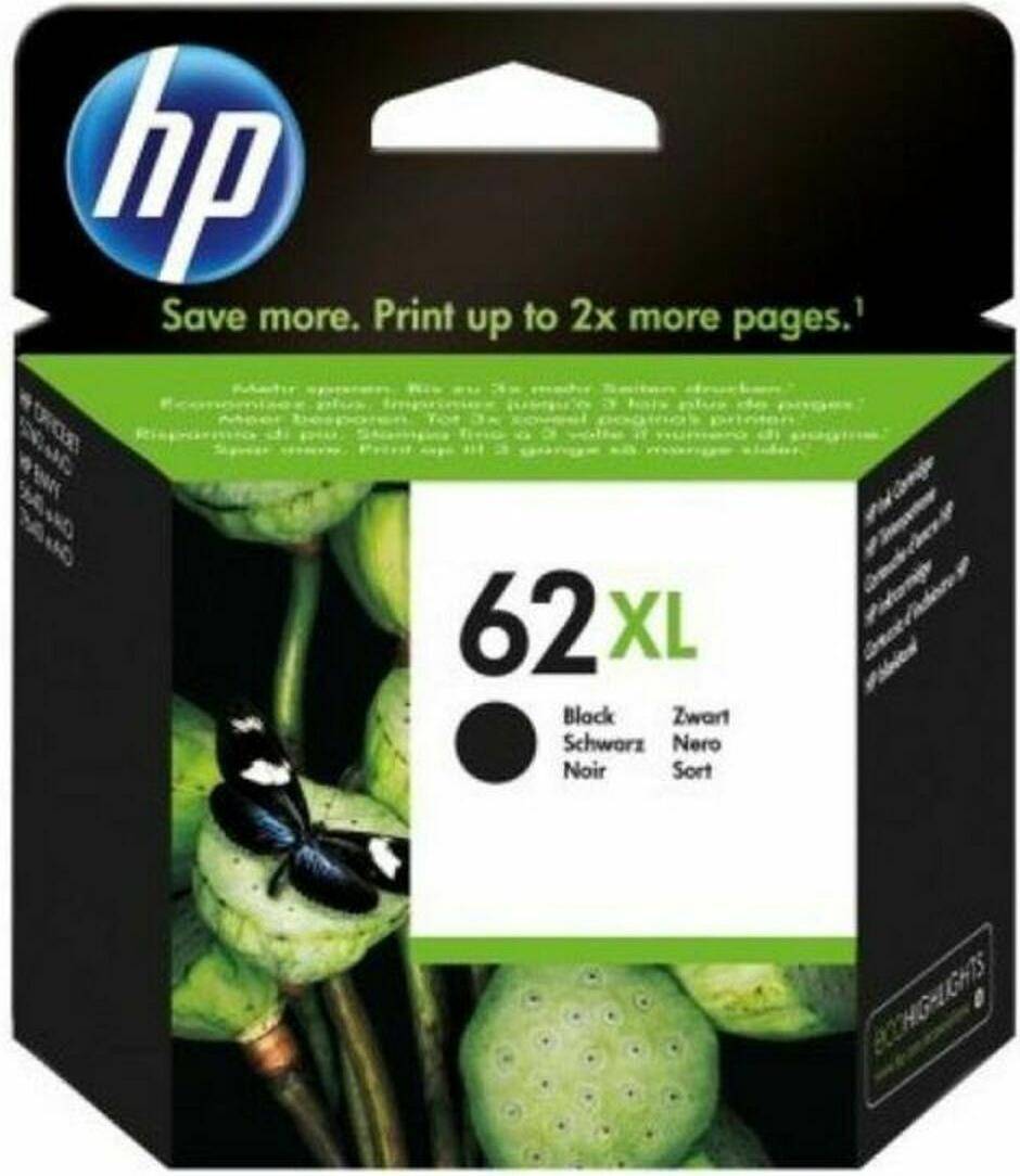 Hp 62xl HP Ink C2P05AE 62XL Sort
