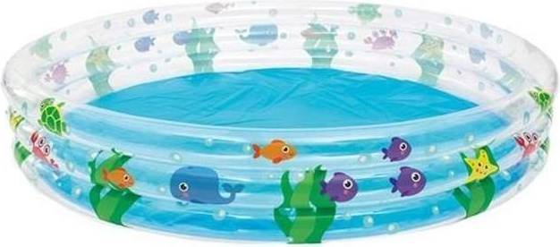 Bestway Oppustelig Rund Pool 480L Slidstærk PVC