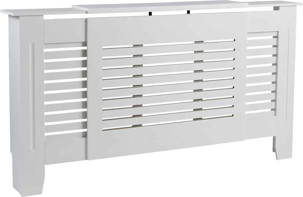 Home Source White Radiator Cover Extending