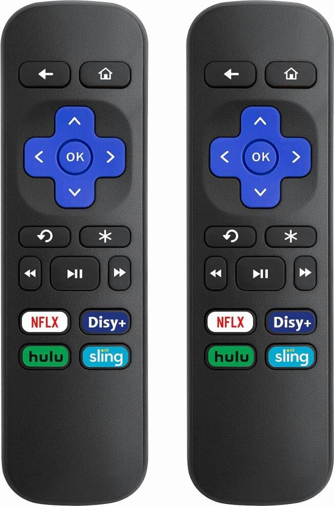 2 Pack Replacement Remote Control