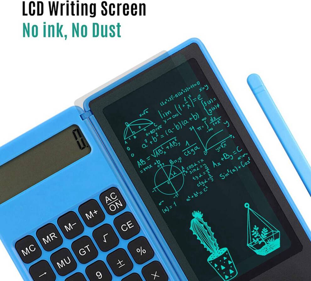 Typecat Calculator Notepad 6 Inch LCD Writing Tablet