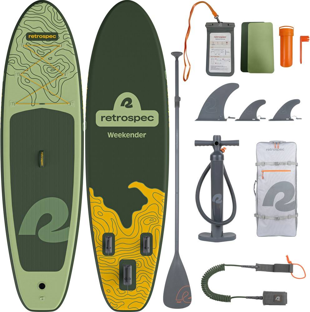 Inflatable paddle board Retrospec Weekender Inflatable Stand Paddle Board