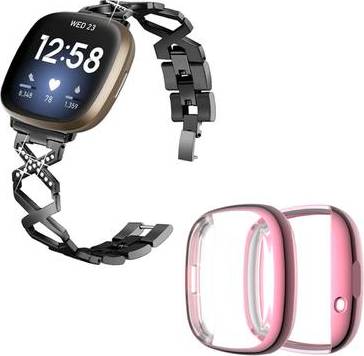 Fitbit sense 3 Fitbit Sense Versa 3 X-Shape Rhinestone Watch Strap