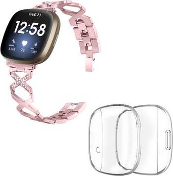 Fitbit sense 3 Fitbit Sense Versa 3 X-Shape Rhinestone Watch Strap