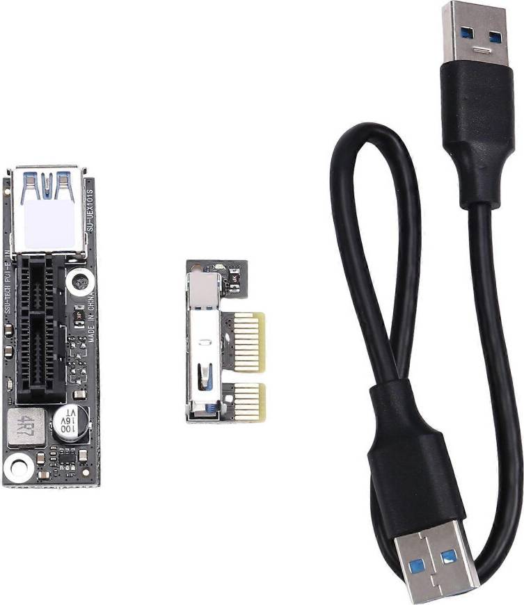 PCI-E 1X Riser Forlænger USB 3.0 Kabel