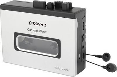 Groov-e Retro Cassette Player Recorder Bluetooth