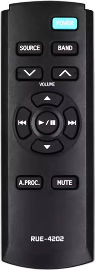 Friendly Remote Control for Alpine Car Player RUE4202
