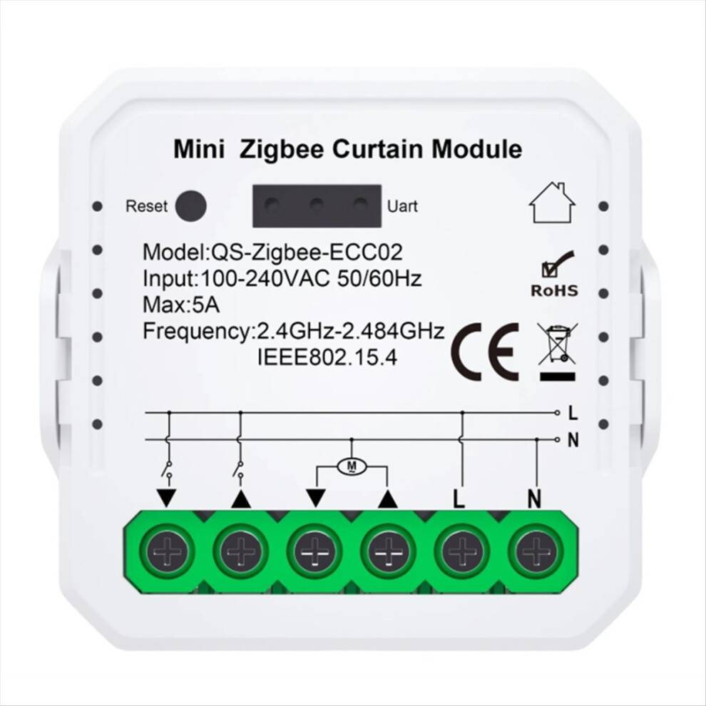 Exogio Tuya ZigBee Curtain Module
