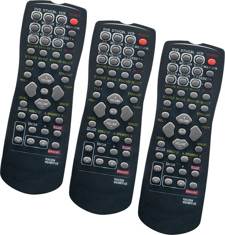 Torribaly 3X RAV254 Replacement Remote Control for RX-V496