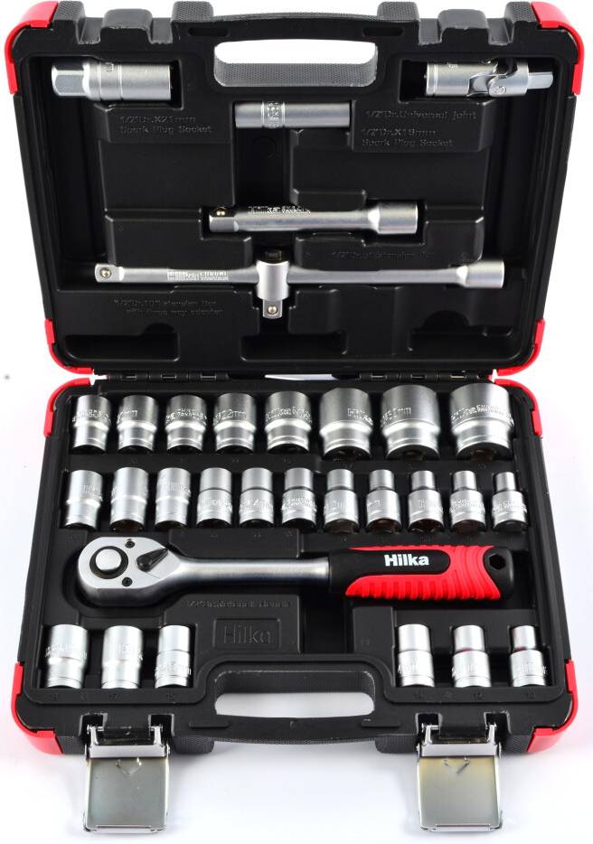 Hilka 32pce 1/2-Inch Drive Set Socket Bit