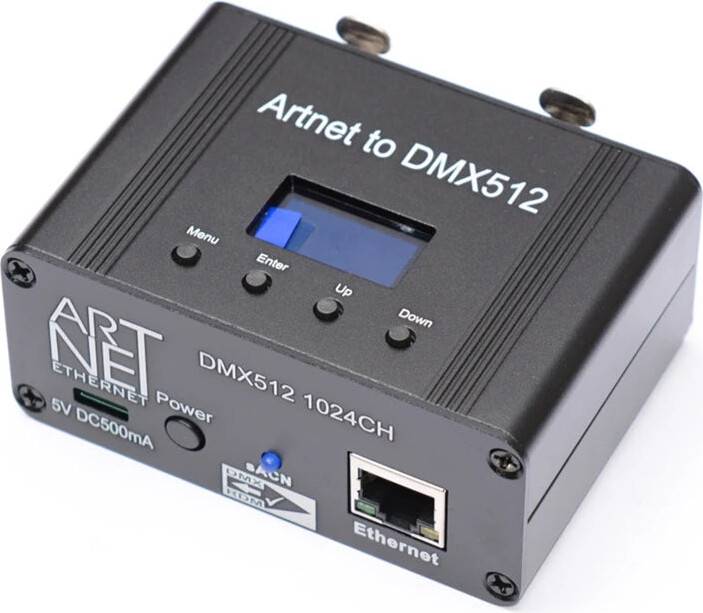 Pro DMX512 Ethernet Lighting Controller Interface