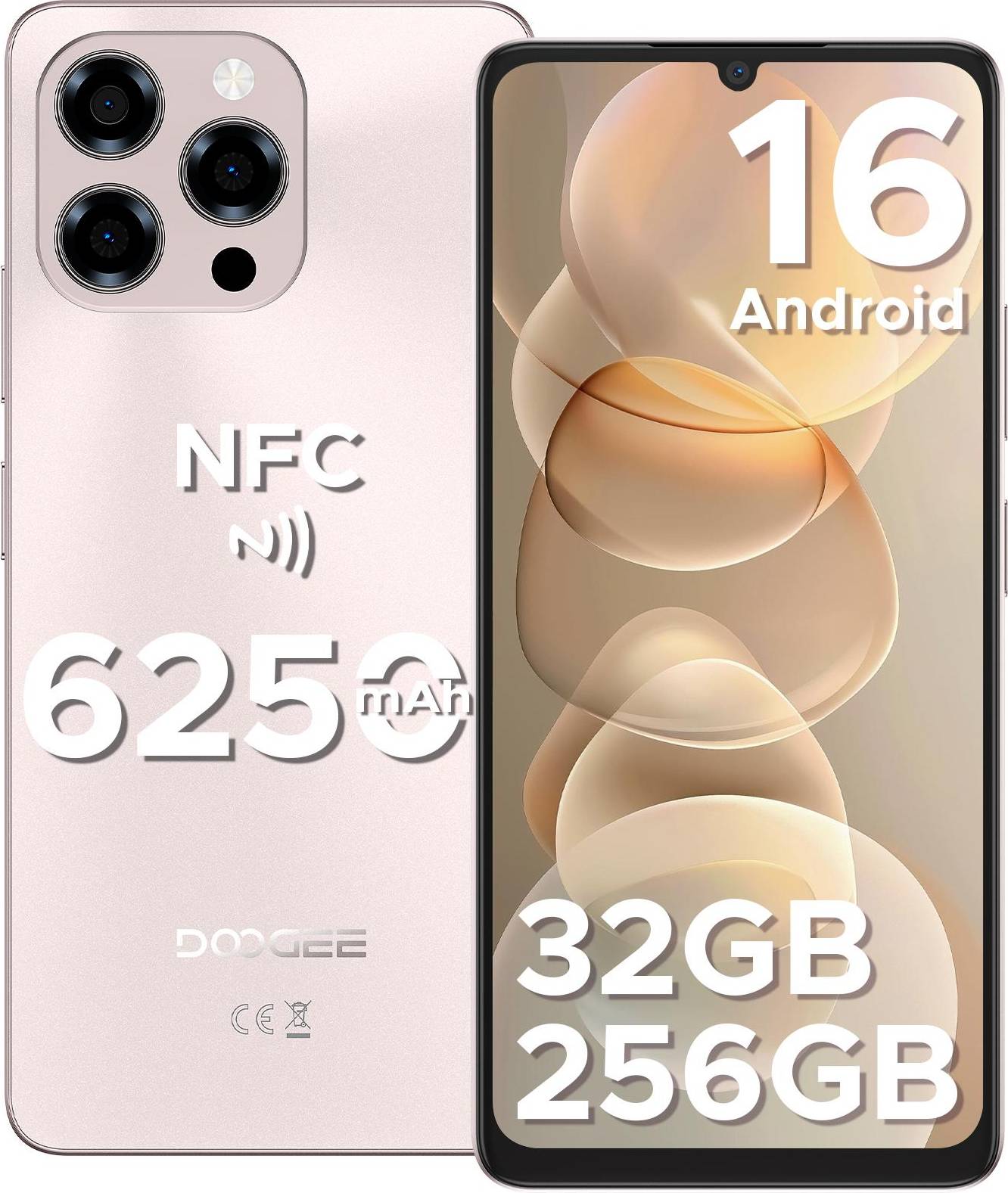 Doogee Doogee Note 58 Pro Smartphone - Gold