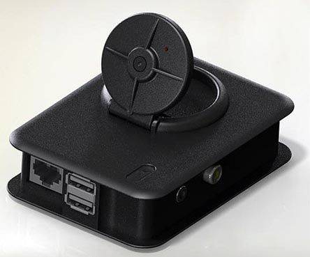 OKW Polycarbonate Raspberry Pi Case Black