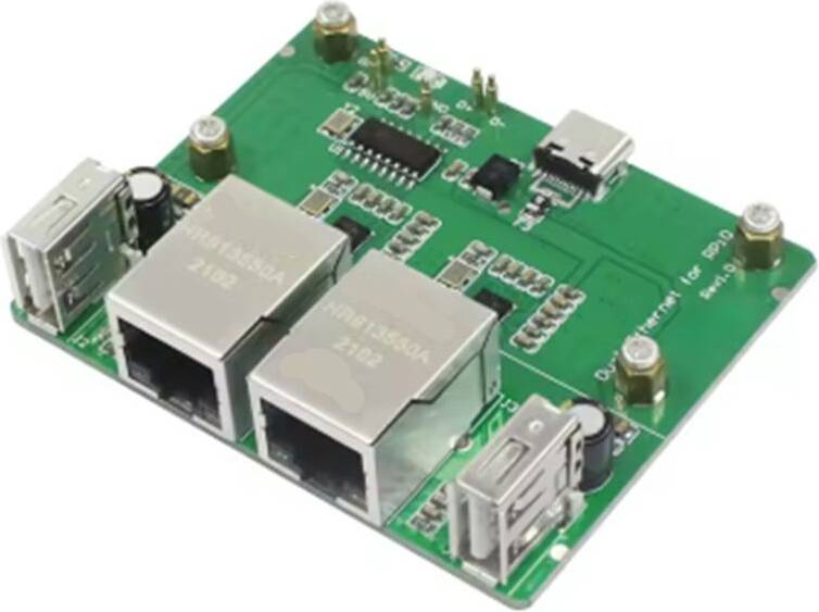 Raspberry pi zero Tauoh Raspberry PI Zero 2W Dual Network Port Expansion Board