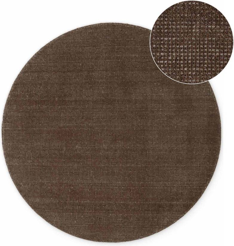 Greenwich Wool Rug 160 cm Brown
