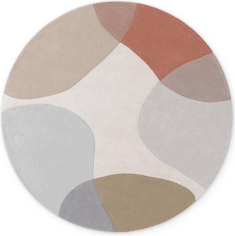Hackney Wool Rug 160 cm Blue