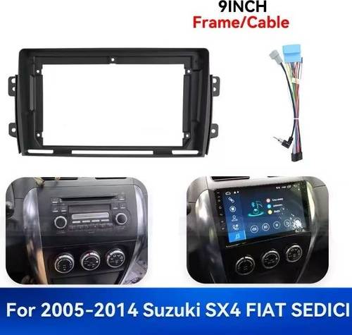 Android radio Universal 9 Inch Android Radio Fascia Stereo Frame Kit