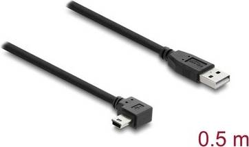 DeLock USB 2.0 USB Kabel 50cm Sort