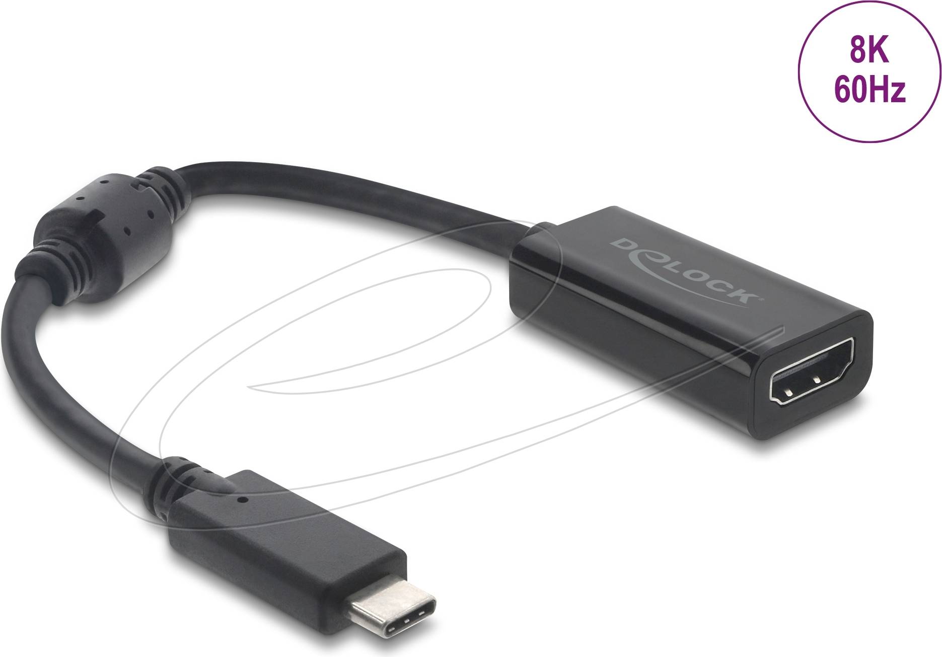 DeLock Videoadapterkabel Sort