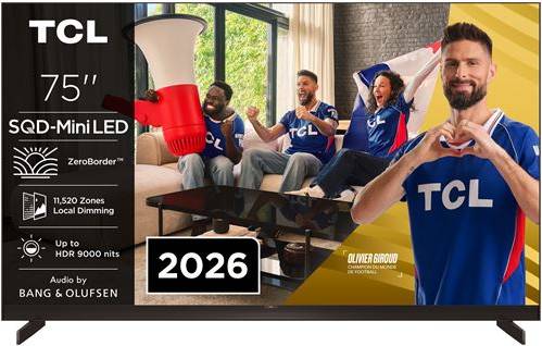 Smart tv 75" TCL 75X11L 75 Inch SQD Mini LED TV
