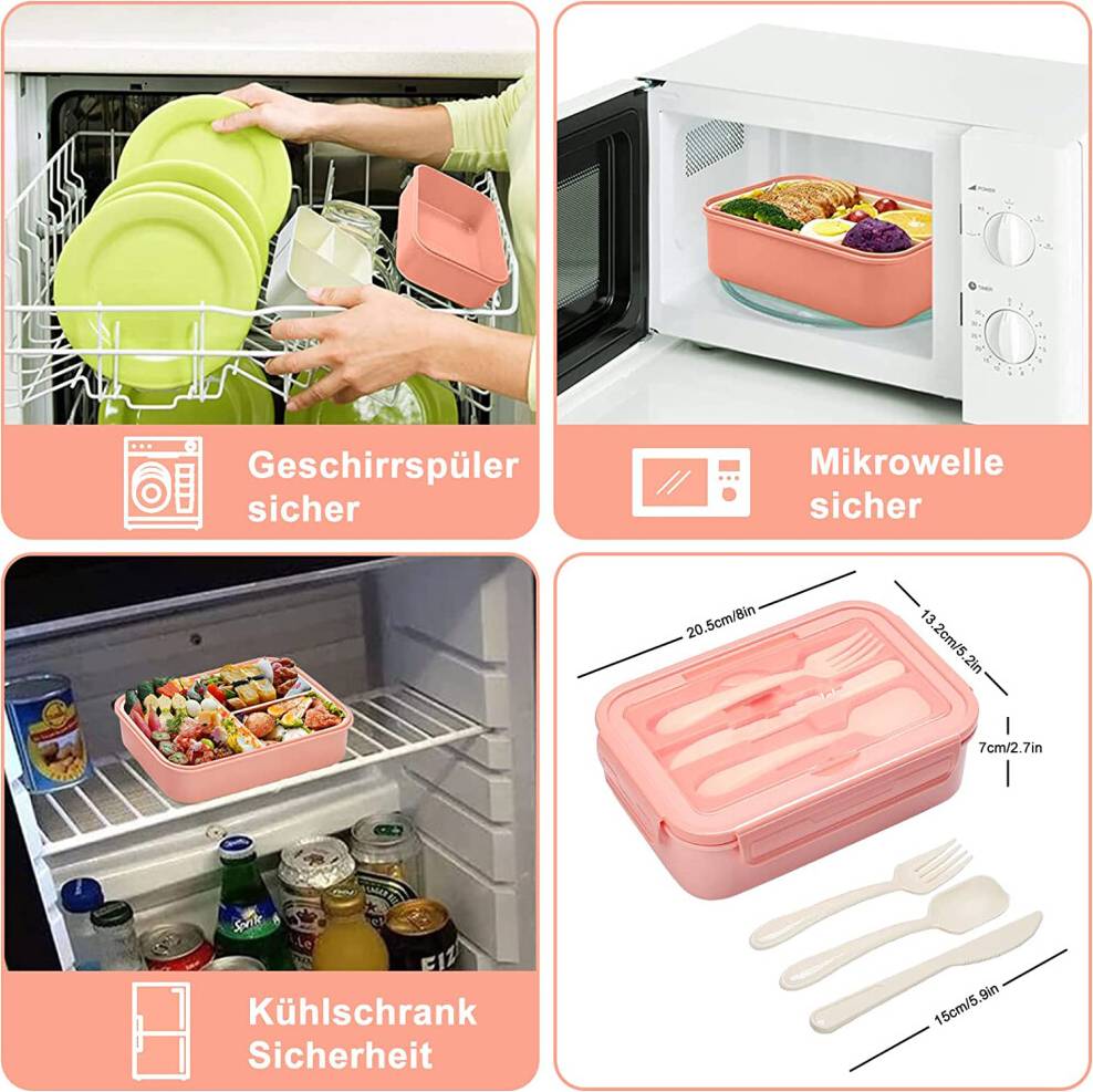 Prep and go Adult Stackable Lunch Box All-In-One