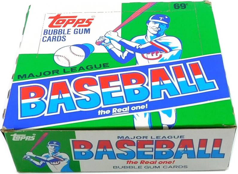 Topps 1987 Baseball Card Cello Box