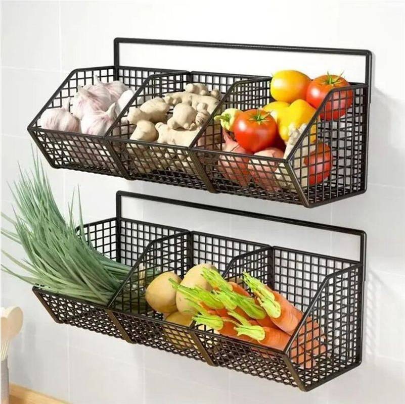 Spactz Wall Mounted Kitchen Rack Storage