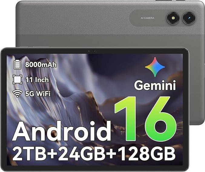 TABWEE Android 16 Tablet 11 Inch Octa-Core T7250
