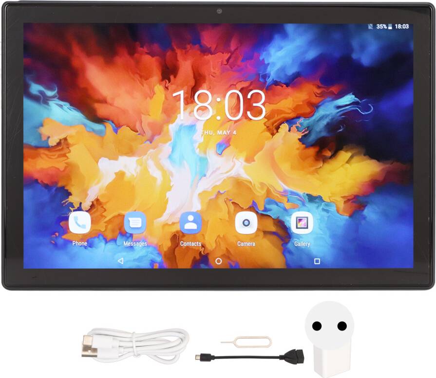 Android tablet 10.1 Android-Tablet 10,1 Tommer - Sort