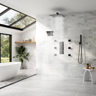 Shower heads Casainc 4-Function Thermostatic Shower System
