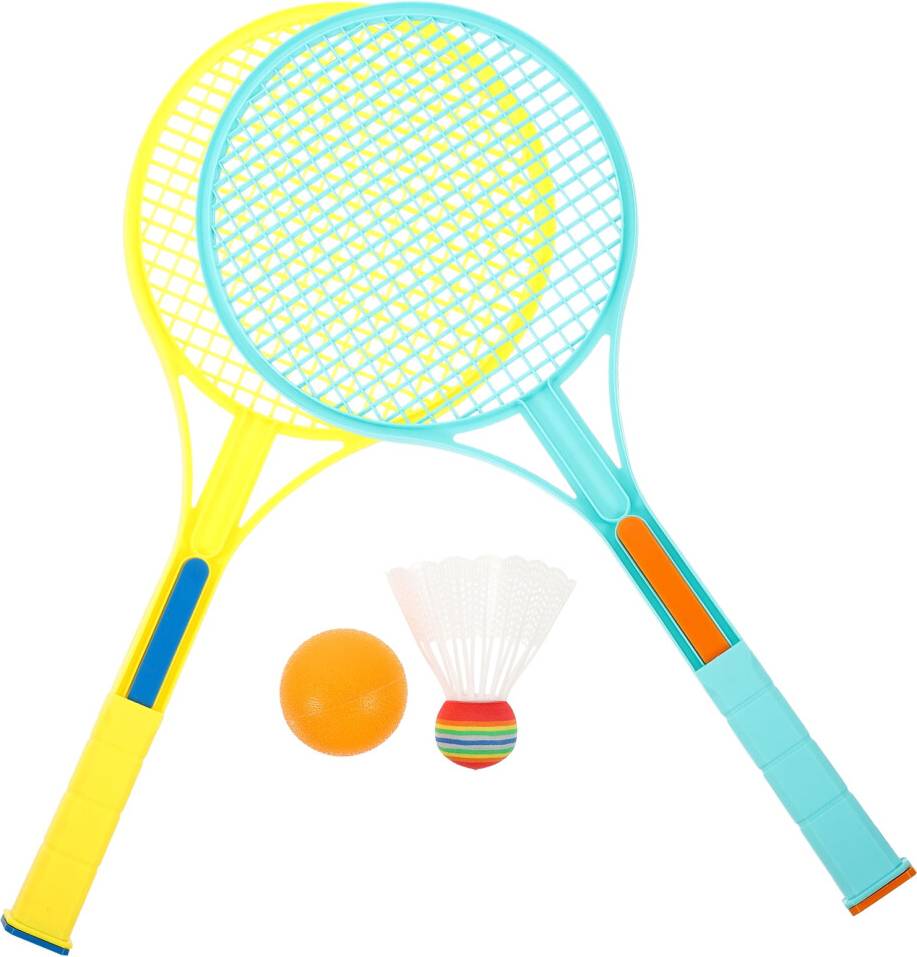 Kids Multi-Sport Racket Set with Ball and Shuttlecock