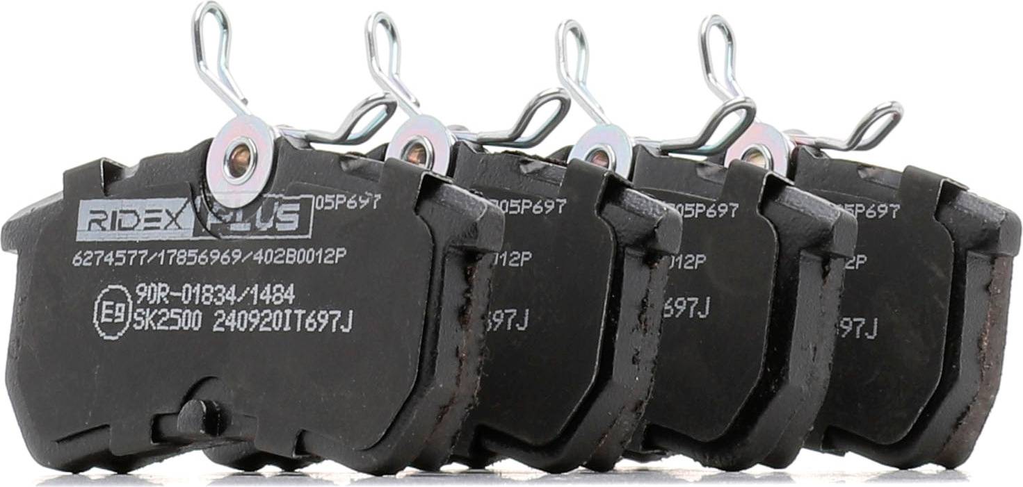 Ridex Brake Pad Set Rear Axle