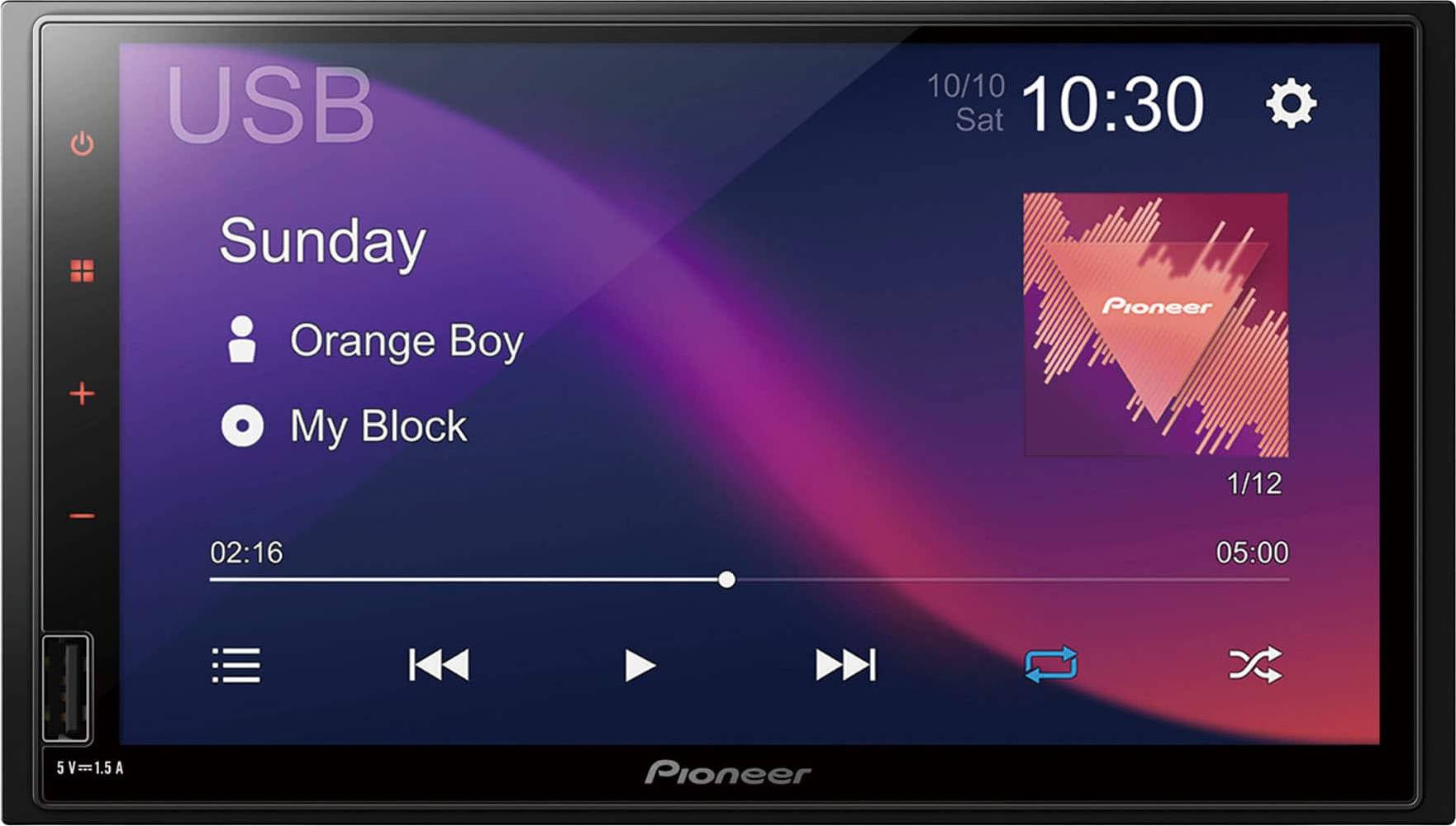 7 Inch Bluetooth Digital Media Receiver