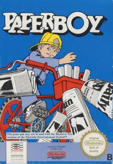 Paperboy Nintendo 8 Bit NES Complete