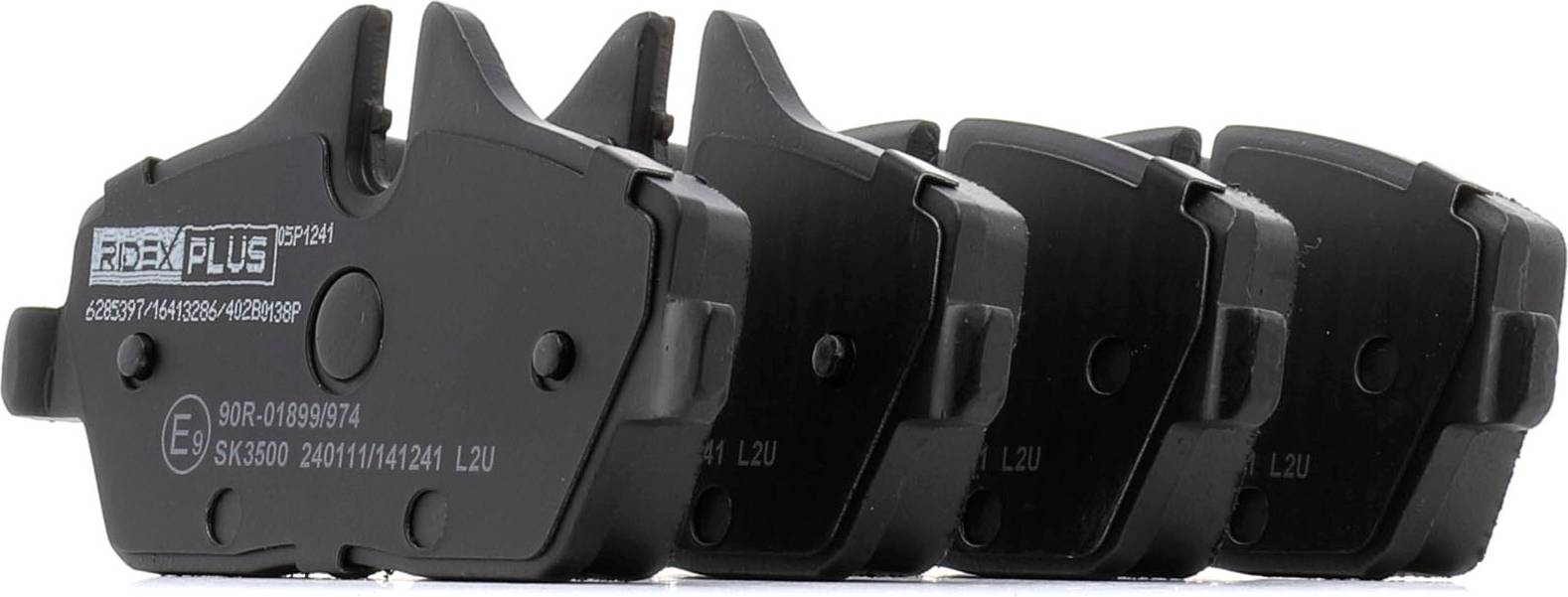 Ridex Plus Brake Pad Set Front Axle