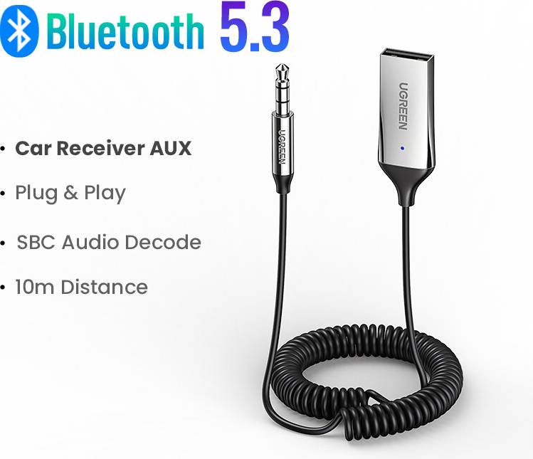 Maxpower Bluetooth Audio Receiver Car Adapter USB