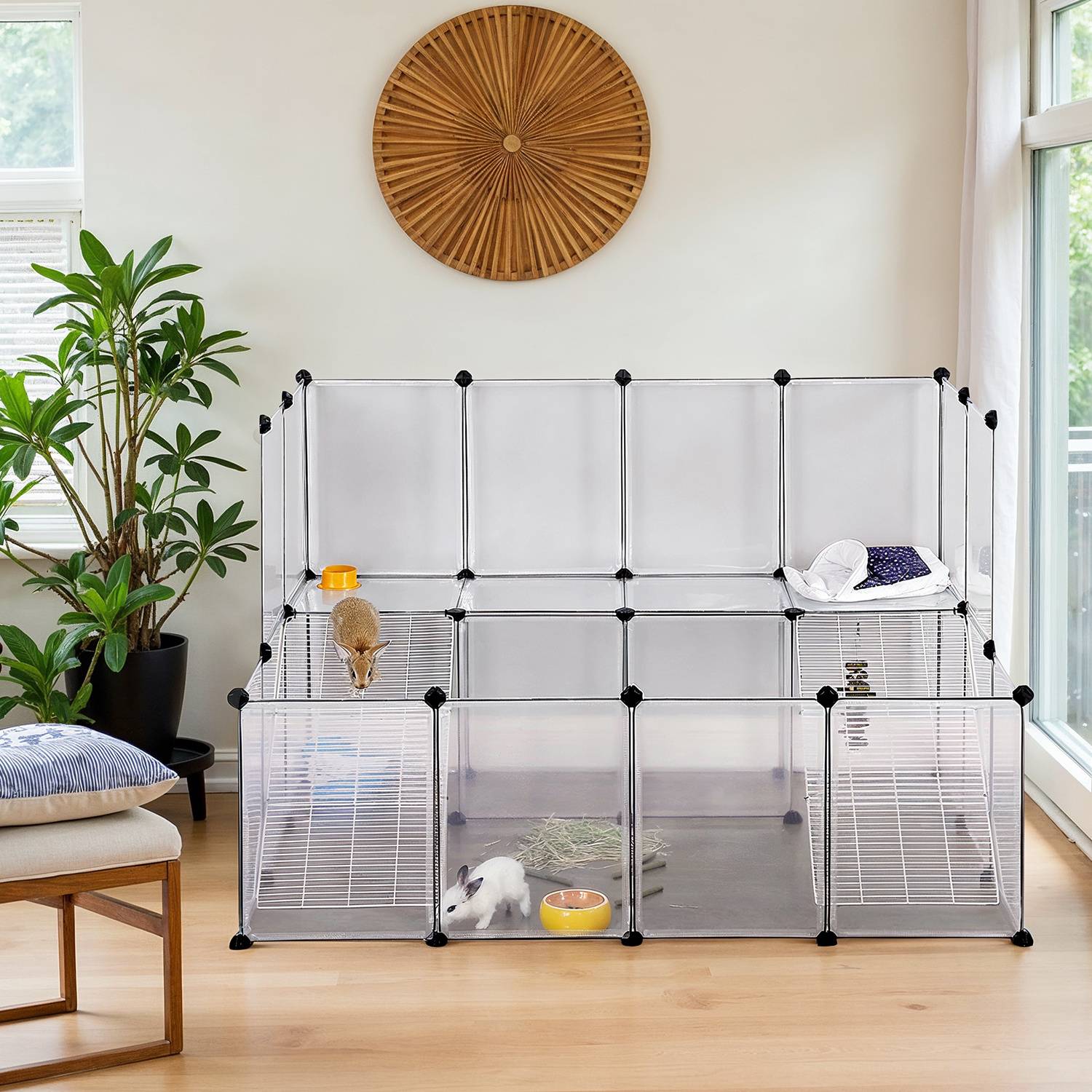 Temu Rabbit Enclosure For Small Animals Guinea Pig