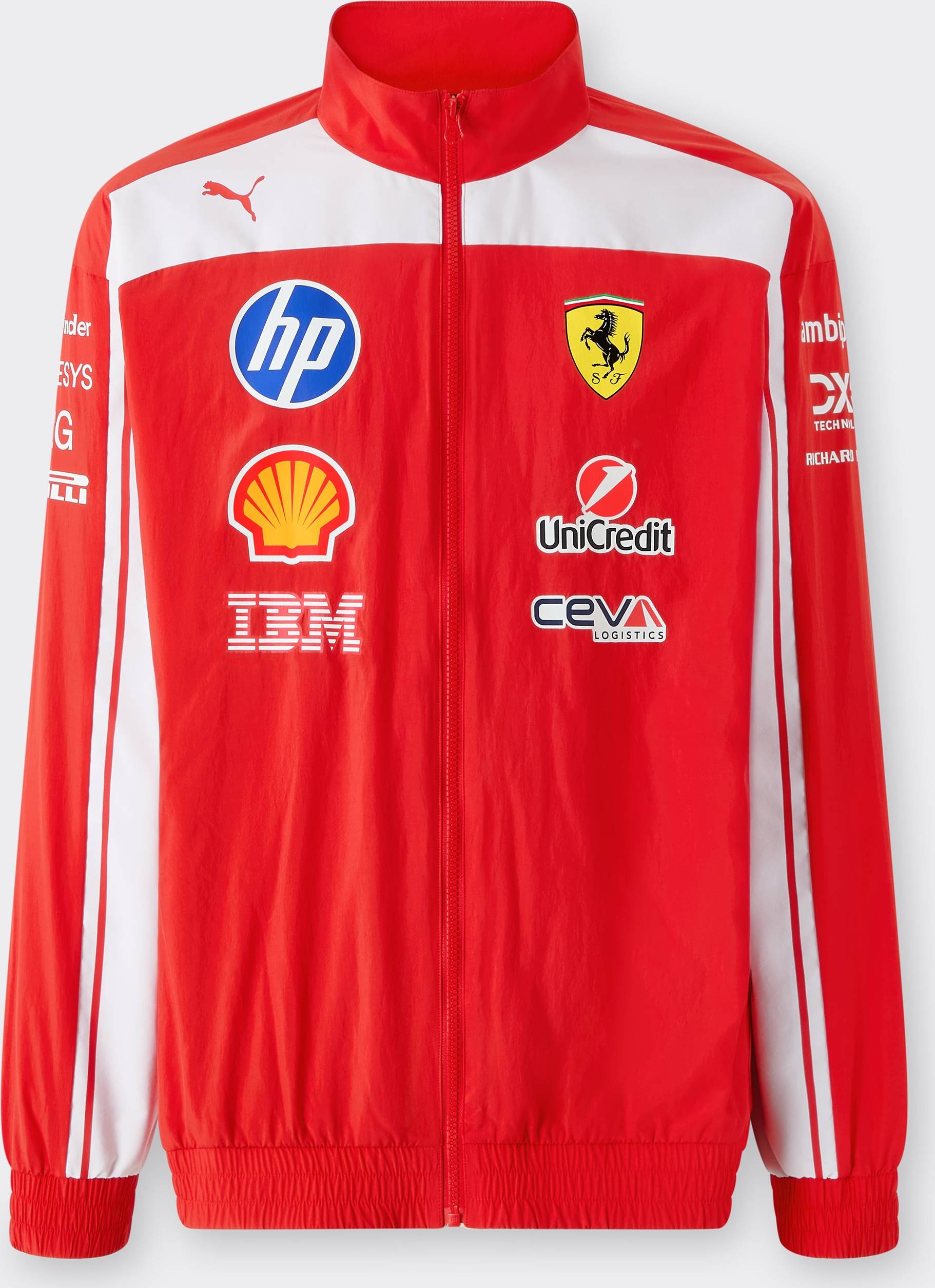 Puma Ferrari Replica Drivers Authentic Track Jacket - Red