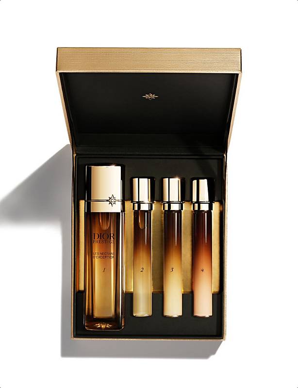 Dior set Dior Prestige Les Nectars D'Exception Intensive 4-Week Ritual Gift Set 4 x 10 ml