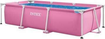 Rectangular above ground pools Intex 8.5ft X 26in Rectangular Frame Above Ground Backyard