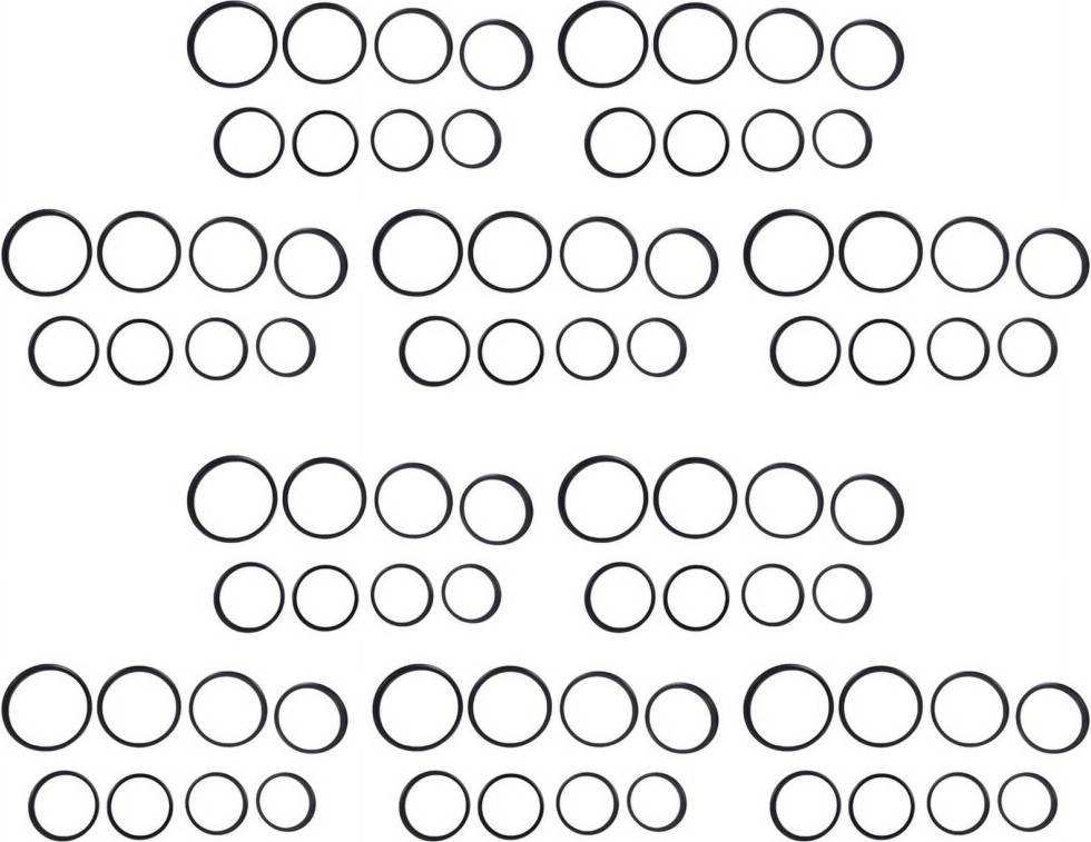 80 Pieces Step-Up Adapter Ring Set