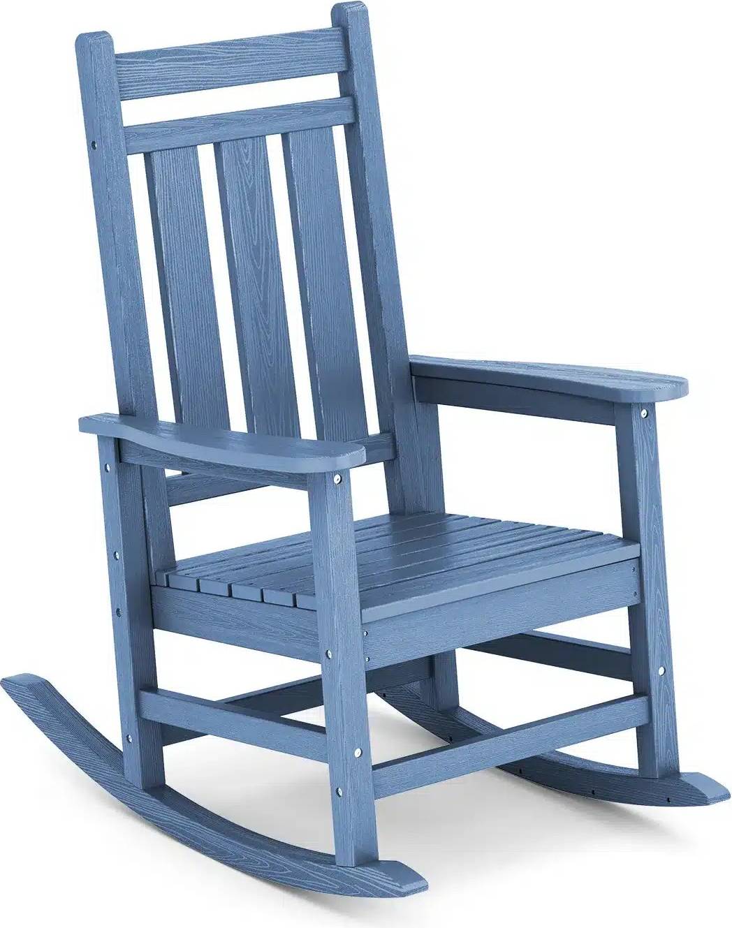 Outdoor HDPE Poly Traditional Porch Rocking Chair