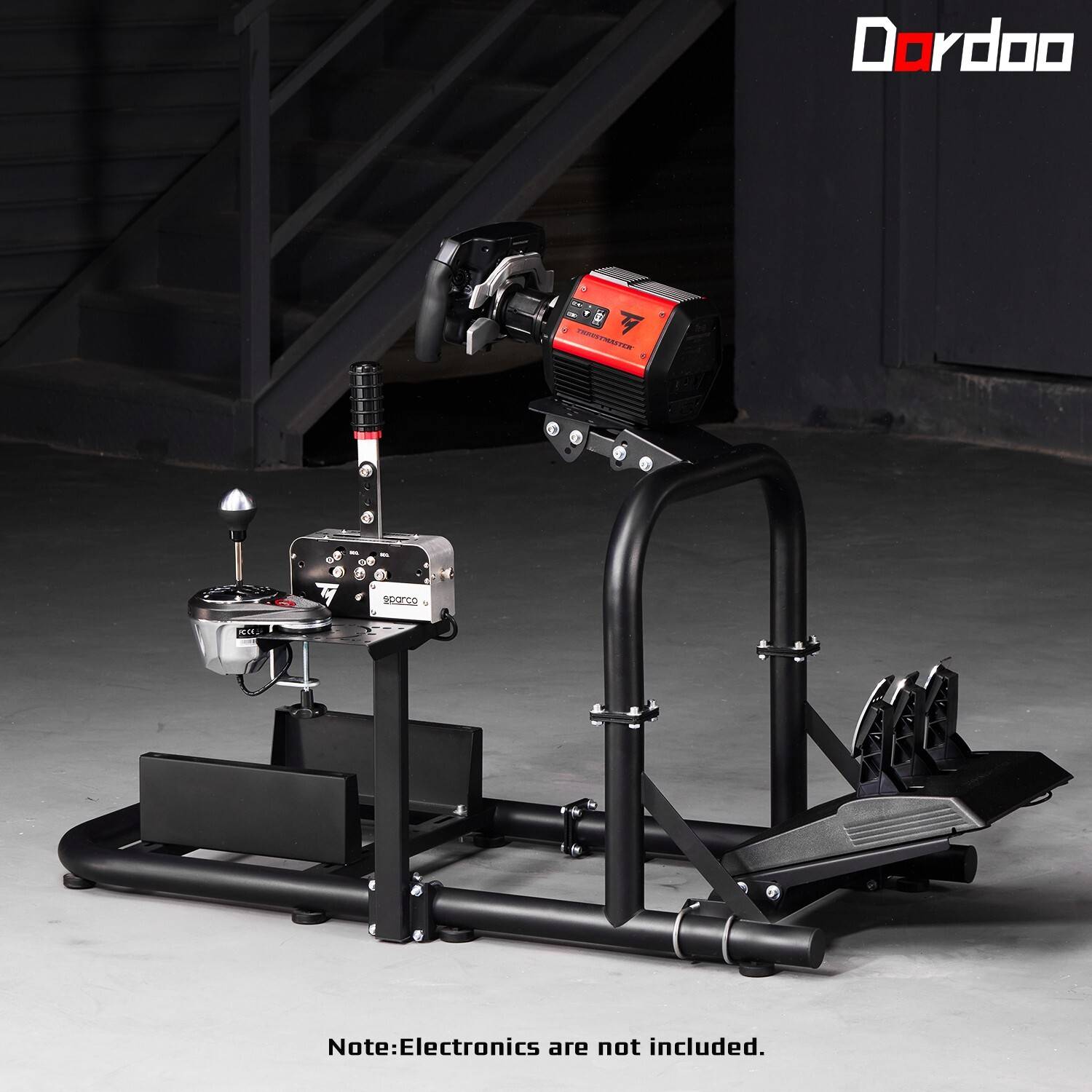 Sim racing seat Dardoo Racing Sim Cockpit Stand Seat Fit Logitech G29 G923 G920 Thrustmaster