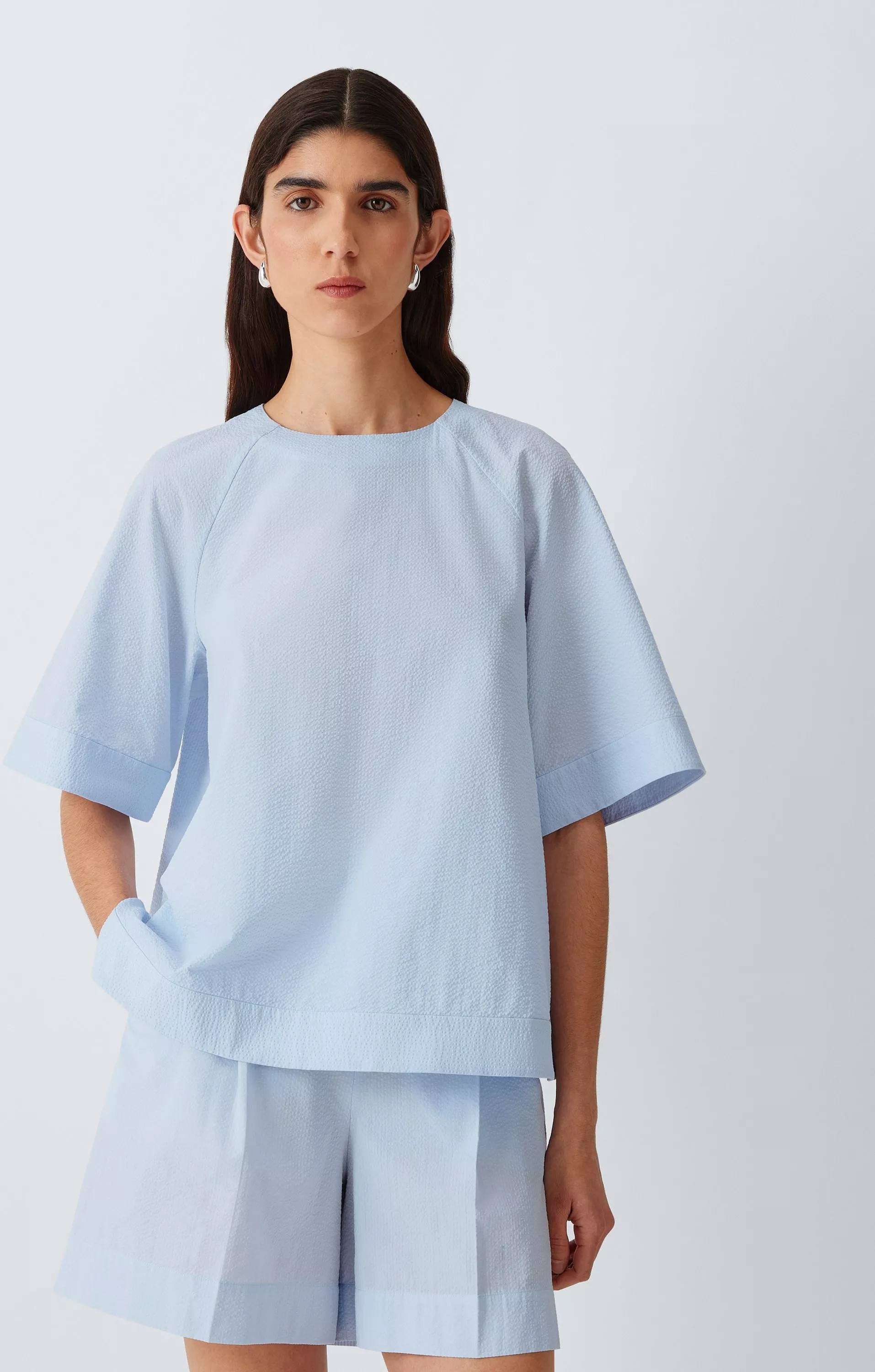 Max Mara Bluse Ridente - Lyseblå