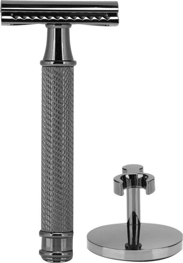 Textured Handle Double Edge Safety Razor