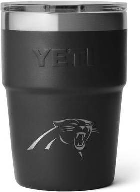 Yeti Carolina Panthers 16oz Rambler Stackable Cup