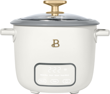 Steamer Beautiful 6-Cup Cooked Digital Electric Rice Grain Cooker