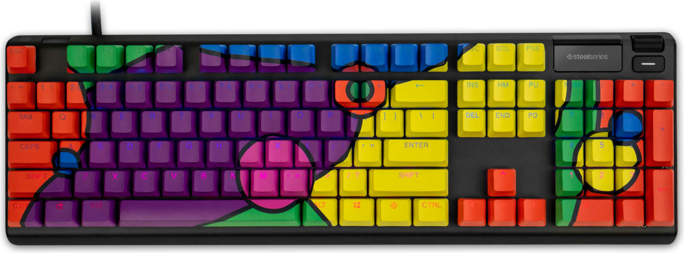 SteelSeries PBT Keycaps Roma Bib Edition